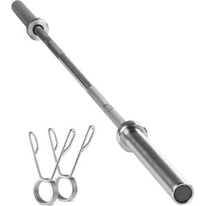Lange halterstang 180 cm | Verchroomd staal | Trainingshalters voor krachttraining
