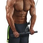 Lat Pulldown Treksystem met Handgrepen - Krachttraining Aanpassing voor Thuis Gym