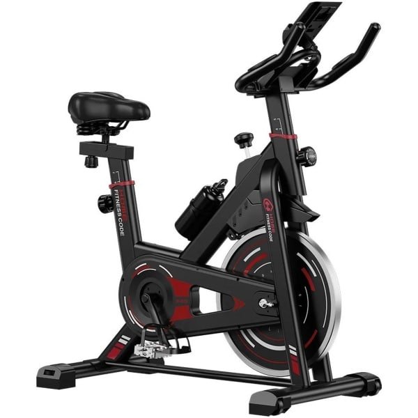 LeeuwenChoice® Cycling Home Trainer - Indoorfiets Met 10 kg Vliegwiel & LCD-monitor - Fitness Cardio Apparaat