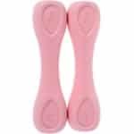 Lichte Halters - Krachttraining Gewichtjes - Thuis Fitness - Ergonomische Handgreep - 2 kg per stuk - Roze