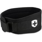 Lichte Nylon Gewichthefriem voor Krachttraining - 4,5 Inch Breed - Maat L - Zwart