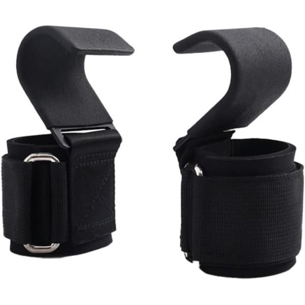 Lifting Aids voor Krachttraining, Gripping Aids met Haken voor Fitness en Bodybuilding, Ondersteuning voor Sterkte en Spieropbouw