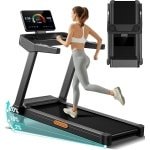 Loopband - Compacte Loopband - Thuis Kantoor Fitness - Verstelbaar Inklapbaar - 175 kg - Zwart