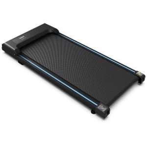 Loopband, inklapbaar voor thuisgebruik, met 12 trainingsprogramma's, afstandsbediening en LED-scherm, snelheid 1-6 km/u, 37.5 x 90cm, Blauw