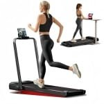 Loopband met helling voor thuis met borstelloze motor, loopmat met helling max. belasting 136 kg Inklapbare loopband voor thuis 12KM/H