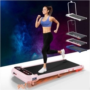 Loopband onder Bureau met App Bediening, 3.0 PK, 1-11 km/u, Compact en Draagbaar