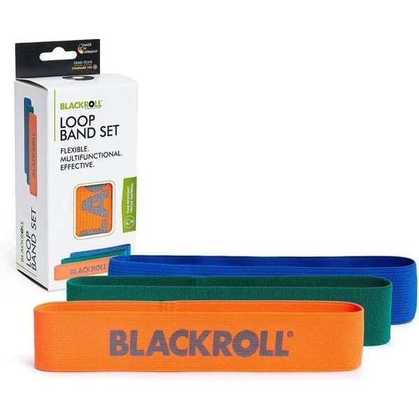 Loopband voor Fitness en Krachttraining | Elastische Weerstandsbanden met 3 Weerstandsniveaus | Ideaal voor Stabiliteit en Spiertraining