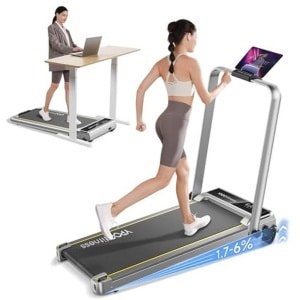 Loopband voor Thuisgebruik met Helling en Stil Ontwerp - Inklapbare Elektrische Treadmill met Afstandsbediening