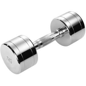 Losse Halter Schijf Chroom 7.0 kg - Fitness en Krachttraining Gewicht
