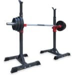 Luxari Haltersteunen Pro - Squat Rack voor Thuisgym - Halterbank met 300 KG Belastbaarheid - Extra Hoog Verstelbaar - Krachttraining - Fitness