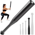 Mace Bell Gietijzer - Clubbell Halter - Krachttraining Stabiliteit - Geribbelde Antislip Grip - 10 kg - Zwart