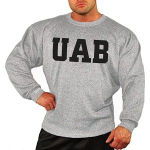 Mannen Gym T-shirt | UAB Design Bodybuilding T-shirt voor Fitness, MMA, Crossfit