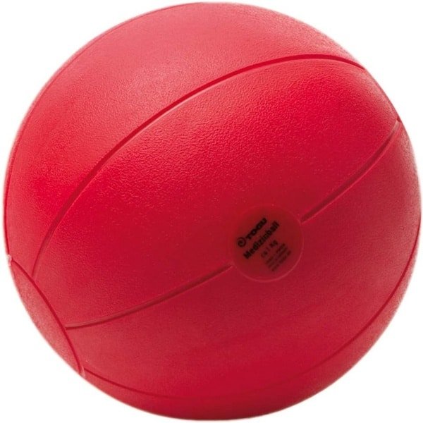 Medicijnbal 1 kg Rood voor Krachttraining en Functionele Workout - 21 cm