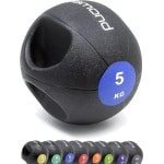 Medicijnbal Double Grip met Handvatten | Fitness, Krachttraining & Revalidatie | 3 kg tot 10 kg