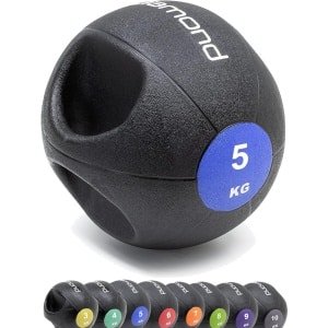 Medicijnbal Double Grip met Handvatten | Fitness, Krachttraining & Revalidatie | 3 kg tot 10 kg