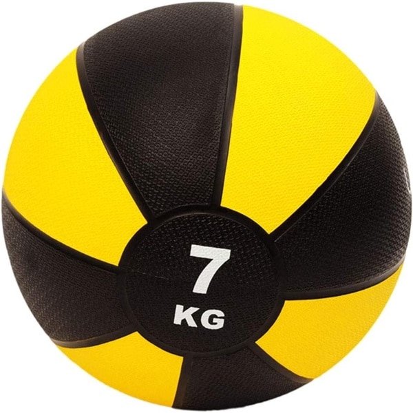 Medicijnbal - Gymbal Krachttraining - Core Training - Duurzaam Rubber - 19-28.6cm - 7kg