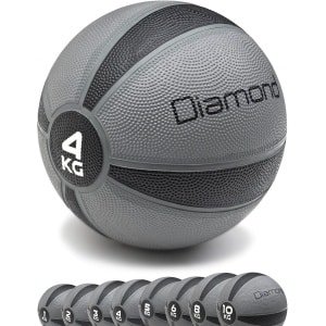 Medicijnbal Rubber 1-10 kg - Fitnessbal voor Krachttraining, Fysiotherapie en Core Workouts