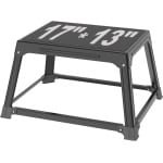 Metalen Plyometrische Jumping Box 12 Inch - 43 x 33 cm - Thuisgym Agility Trainer voor Krachttraining en Uithoudingsvermogen