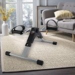 Mini Beenarmtrainer - Pedaaltrainer Hometrainer - Thuis Fitness - Opvouwbaar Ontwerp - 36 x 53 x 28 cm - Grijs