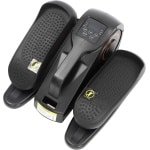 Mini Elliptische Trainer - Compacte Crosstrainer - Been Training - Gemotoriseerd Met Afstandsbediening - 40x37x25 cm - Zwart