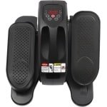 Mini Hometrainer - Ellipsentrainer Ondertafel - Actieve Revalidatie - 5 Snelheden Afstandsbediening - 44x36x22 cm - Zilver Zwart