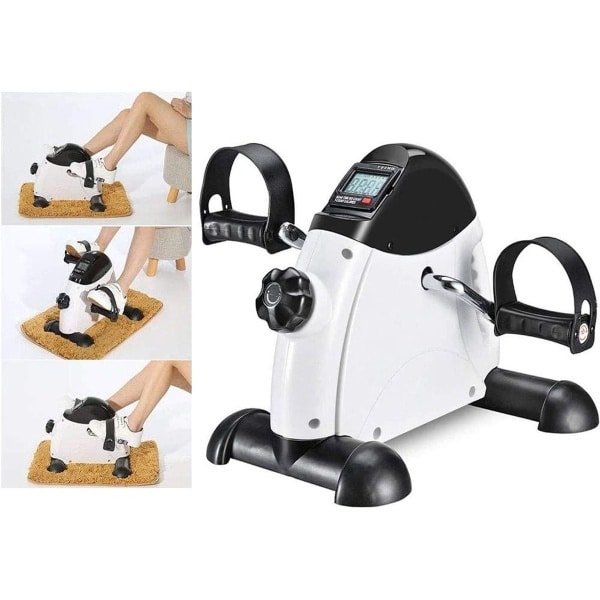 Mini Hometrainer - Fiets Trainer - Thuis Trainen - LCD Monitor - 35x40x31.5cm - Zwart