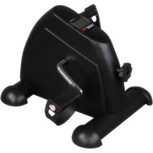 Mini Hometrainer - Oefenfiets Pedaal - Thuis Bewegen - Compact Ontwerp - 40x25x30cm - Grijs