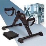 Mini Hometrainer - Oefenfiets Trapondersteuning - Actief Blijven - Opvouwbaar LCD Display - 23 Kilogram - Zwart
