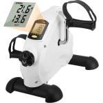 Mini Hometrainer - Zitfiets Trainingsapparaat - Benen Armen Trainen - 12 Weerstandsniveaus - 80x40x60 mm - Wit