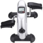 Mini Pedaaltrainer - Indoor Hometrainer - Fitness Thuis - Met Monitor - 41.5x32.5x19.5cm - Grijs