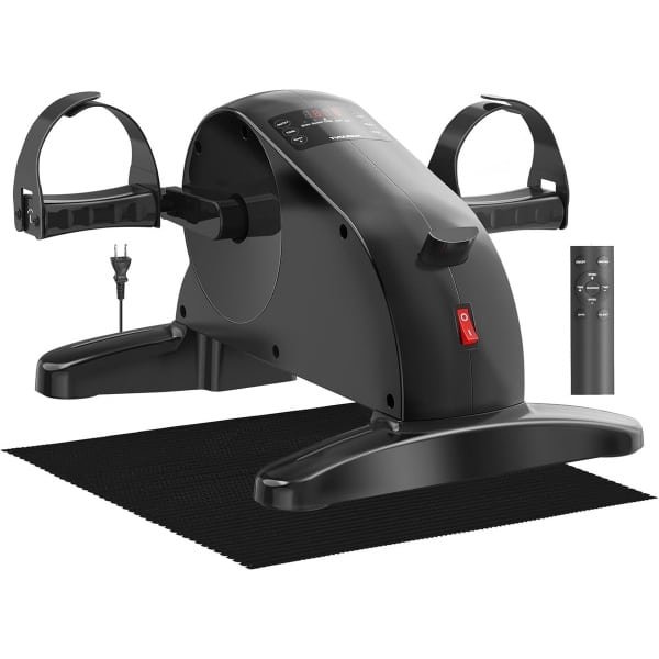Mini elektrische hometrainer met 12 snelheidsniveaus voor benen en armen