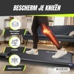 Mobiclinic Andy - Loopband - 8 km/u - Afstandsbediening - Digitaal display - Zonder armleuningen - Zwart