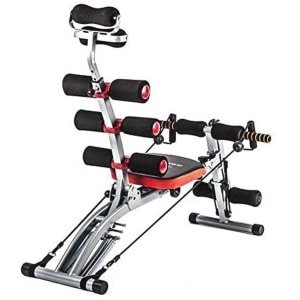 Multifunctionele 6-in-1 Krachtbank voor Thuis - Buikspiertraining, Verticale Fitnessapparatuur en Opvouwbare Krachttraining