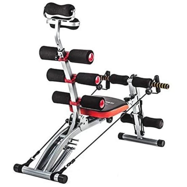Multifunctionele 6-in-1 Krachtbank voor Thuis - Buikspiertraining, Verticale Fitnessapparatuur en Opvouwbare Krachttraining
