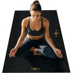 Multifunctionele Fitnessmat voor Thuis | Antislip Rubber Mat voor Yoga, Cardio en Vloerbescherming