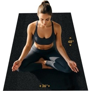 Multifunctionele Fitnessmat voor Thuis | Antislip Rubber Mat voor Yoga, Cardio en Vloerbescherming
