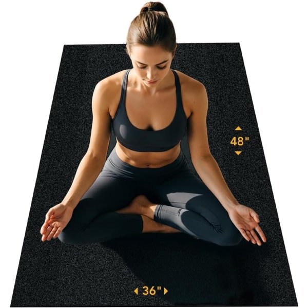 Multifunctionele Fitnessmat voor Thuis | Antislip Rubber Mat voor Yoga, Cardio en Vloerbescherming