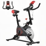 Multifunctionele Hometrainer met LCD-display - Fitnessfiets voor Thuis Cardio Training