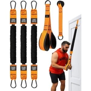 Multifunctionele Weerstandsband Set tot 230 LBS voor Krachttraining Biceps Triceps