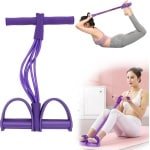 Multifunctionele Weerstandsband met Pedaaltrekker voor Fitness, Yoga en Krachttraining