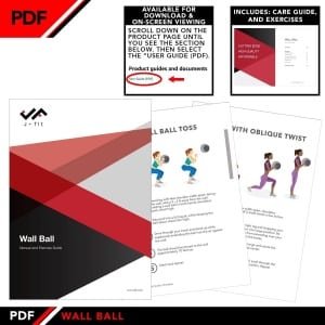 Muur Medicine Ball - 10 Gewichtsopties 4lb-30 lbs - Duurzame Wandballen voor Oefeningen, Cardio, Core Strength