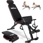 NETTLIFE 7-in-1 Verstelbare Trainingsbank - Inklapbare Fitnessbank voor Thuis - Multifunctionele Halterbank voor Krachttraining