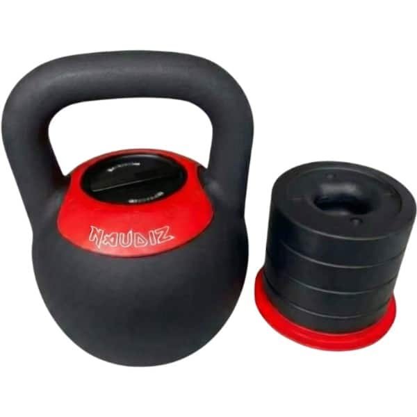 Naudiz Verstelbare Kettlebell 8-16 kg - 5-in-1 Krachttraining