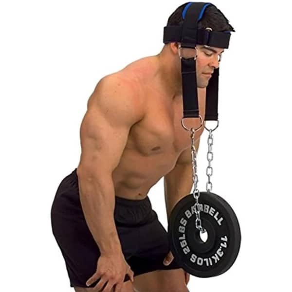 Neck Training Harness met D-Vormige Gesp - Verstelbare Gewichten - Athleten Nek Trainer - Hoofd Harnas voor Gym - Spiertraining en Krachttraining