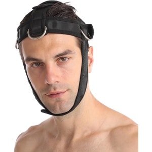 Nekharnas Krachttraining - Nek Oefenapparatuur - Nekspieren Opbouwen - Verstelbaar Comfort - Eén Maat - Zwart