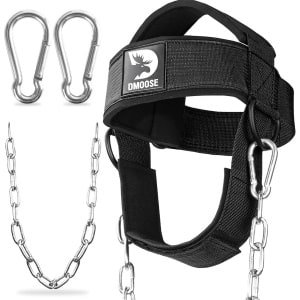 Nektrainer met Ketting voor Krachttraining en Nekherstel | Verstelbaar Harnas