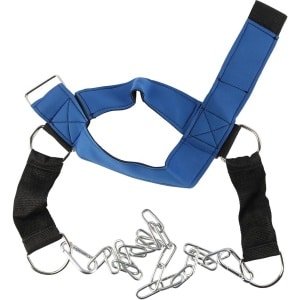 Nektraining Riemen voor Gym en Sportschool - Verstelbare Nektrainer voor Krachttraining en Weerstandstraining, 30 kg Belasting, 70 cm Ketting