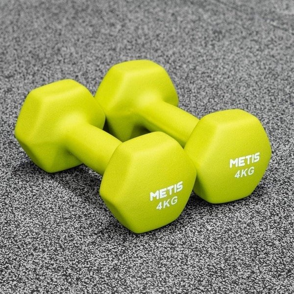 Neopreen Halter Set - Zeshoekige Handgewichten voor Krachttraining | 0,5kg tot 10kg