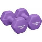 Neopreen Halters voor Krachttraining | Paar Anti-rol Dumbbells met Antislip Grip