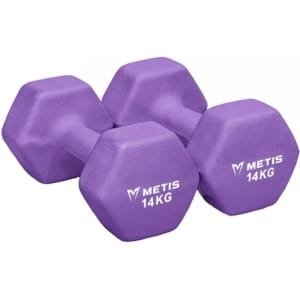 Neopreen Halters voor Krachttraining | Paar Anti-rol Dumbbells met Antislip Grip